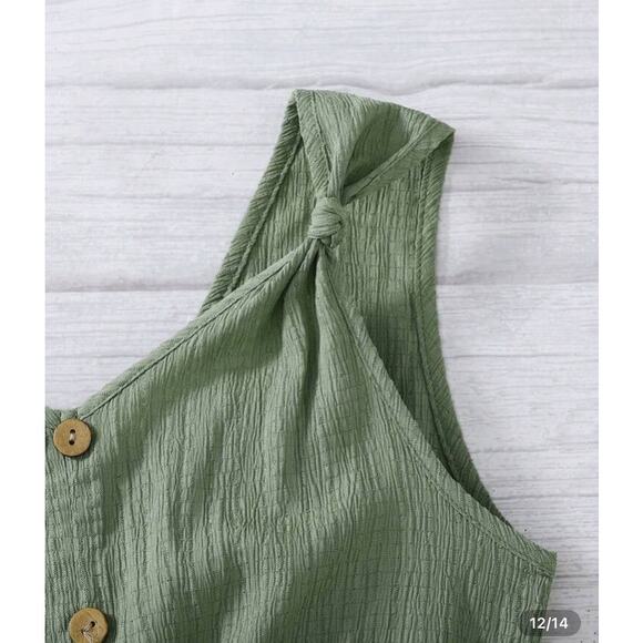 Shein Tween Twist Casual Tank Romper - Picture 5 of 6